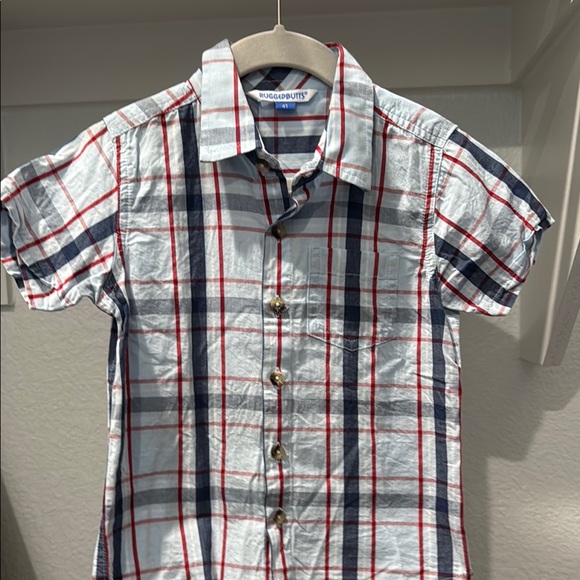 Plaid Short Sleeve Shirt - Picture 1 of 3